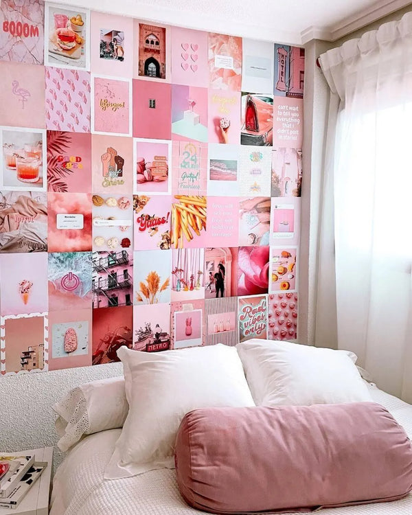 Set of 50 photos - PINK ISLAND