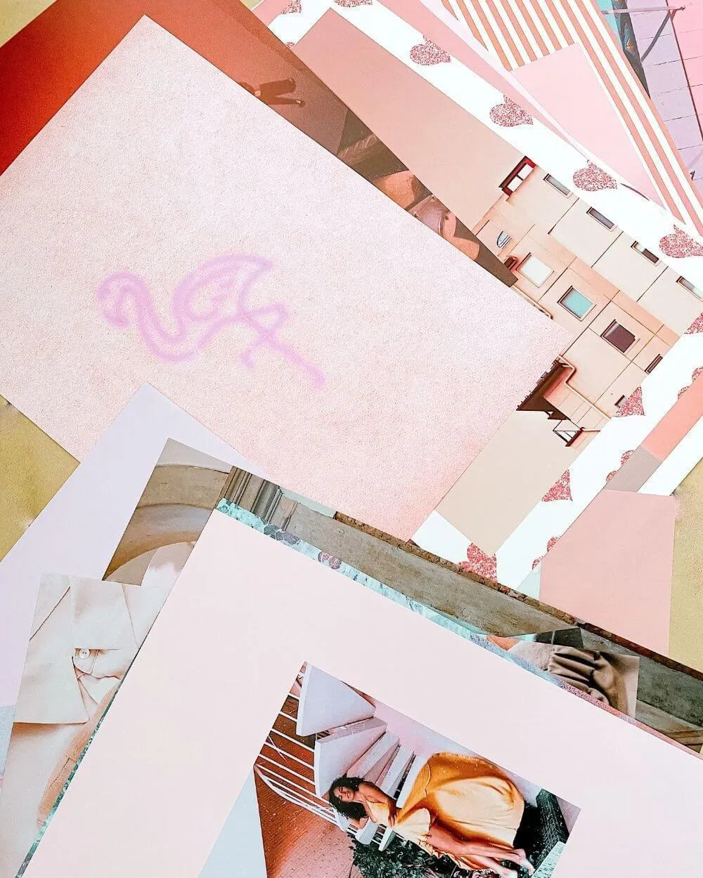 Set de 50 fotos - PINK ISLAND