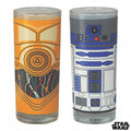 Set of 2 Glasses Star Wars - R2-D2 et C-3PO