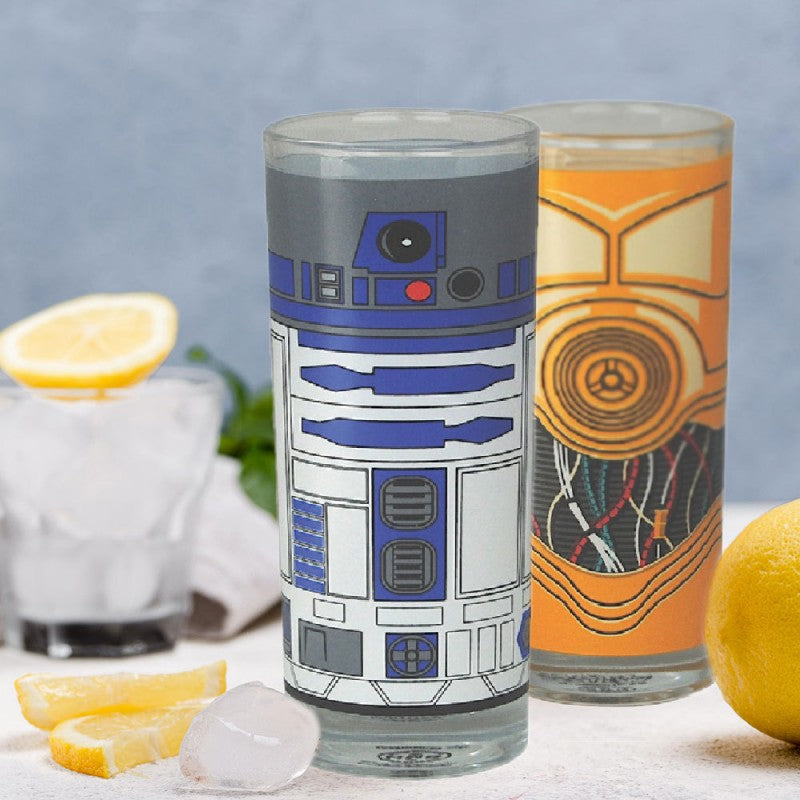 Set of 2 Glasses Star Wars - R2-D2 et C-3PO