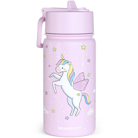 Thermo Kids Stainless Steel Drinking Bottle - Unicorn purple