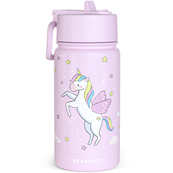 Thermo Kids Stainless Steel Drinking Bottle - Unicorn purple