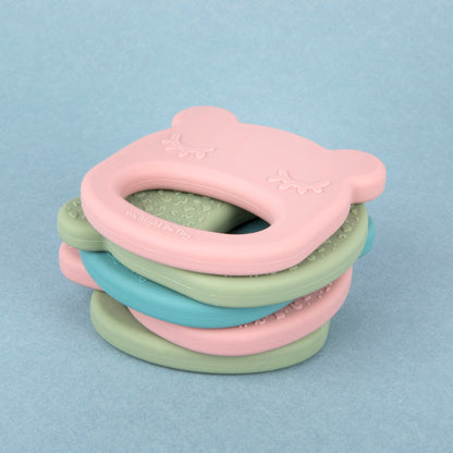 Anneau de Dentition Ours Dusty Rose
