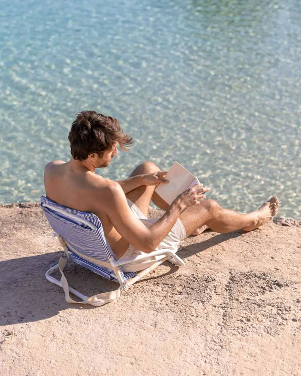 Small blue beach chair - EDEN