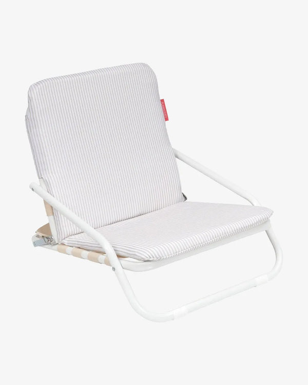 Small beige beach chair - EDEN