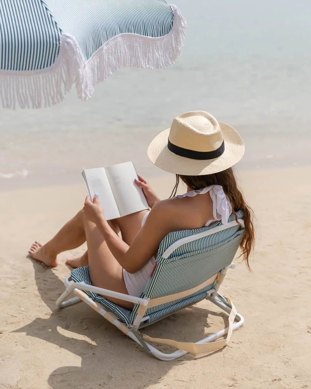 Small green beach chair - EDEN