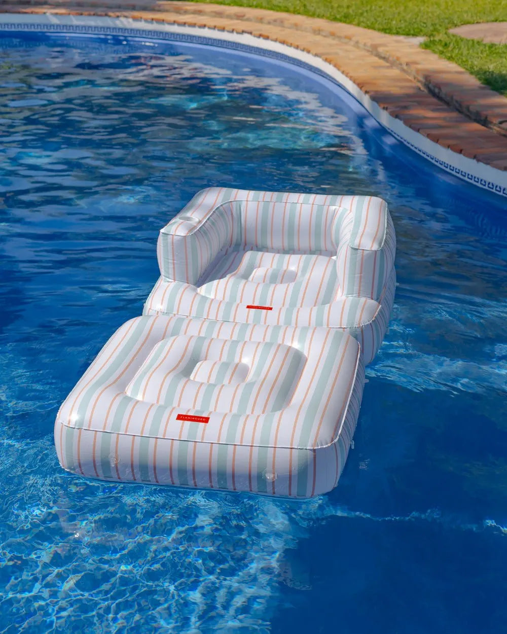 2-in-1 Inflatable Armchair - MARSALA