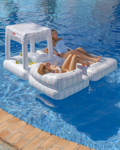 2-in-1 Inflatable Armchair - MARSALA