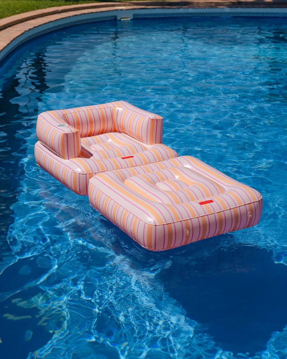 2-in-1 Inflatable Armchair - MARSALA