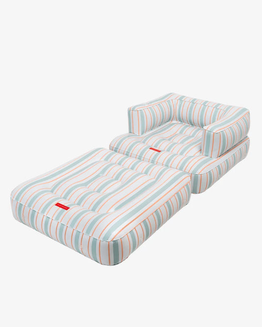 2-in-1 Inflatable Armchair - MARSALA