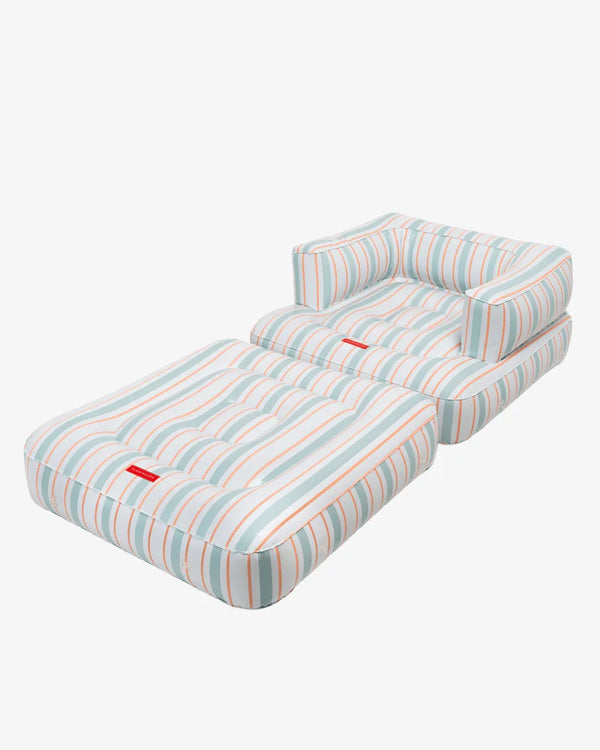 2-in-1 Inflatable Armchair - MARSALA