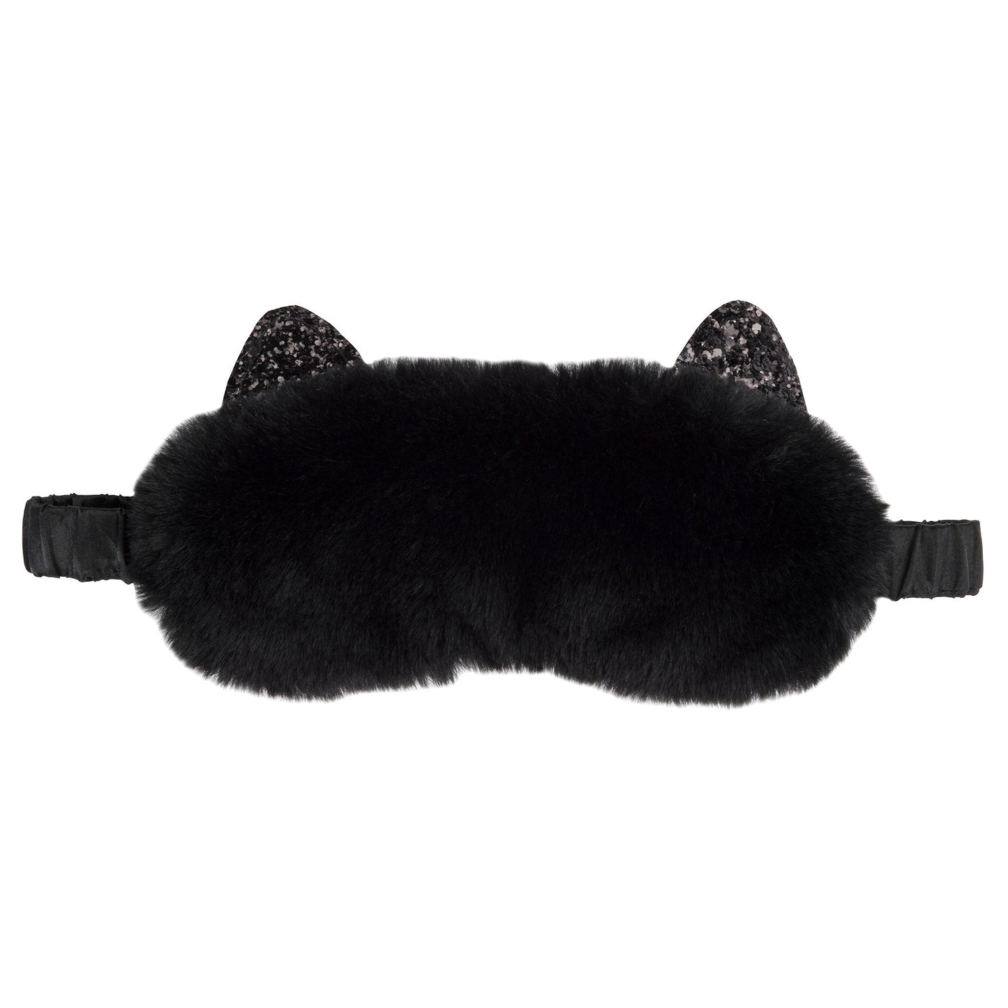 Plush Cat Sleeping Mask - Black Cat