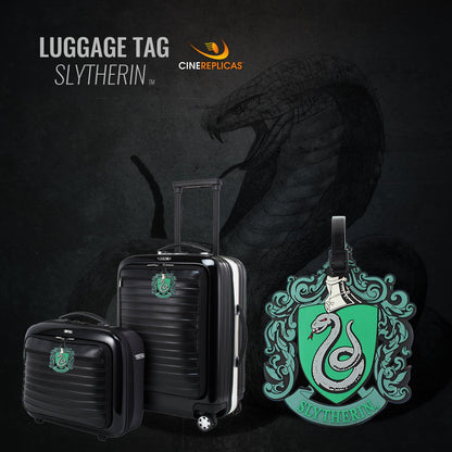 *Slytherin luggage tag