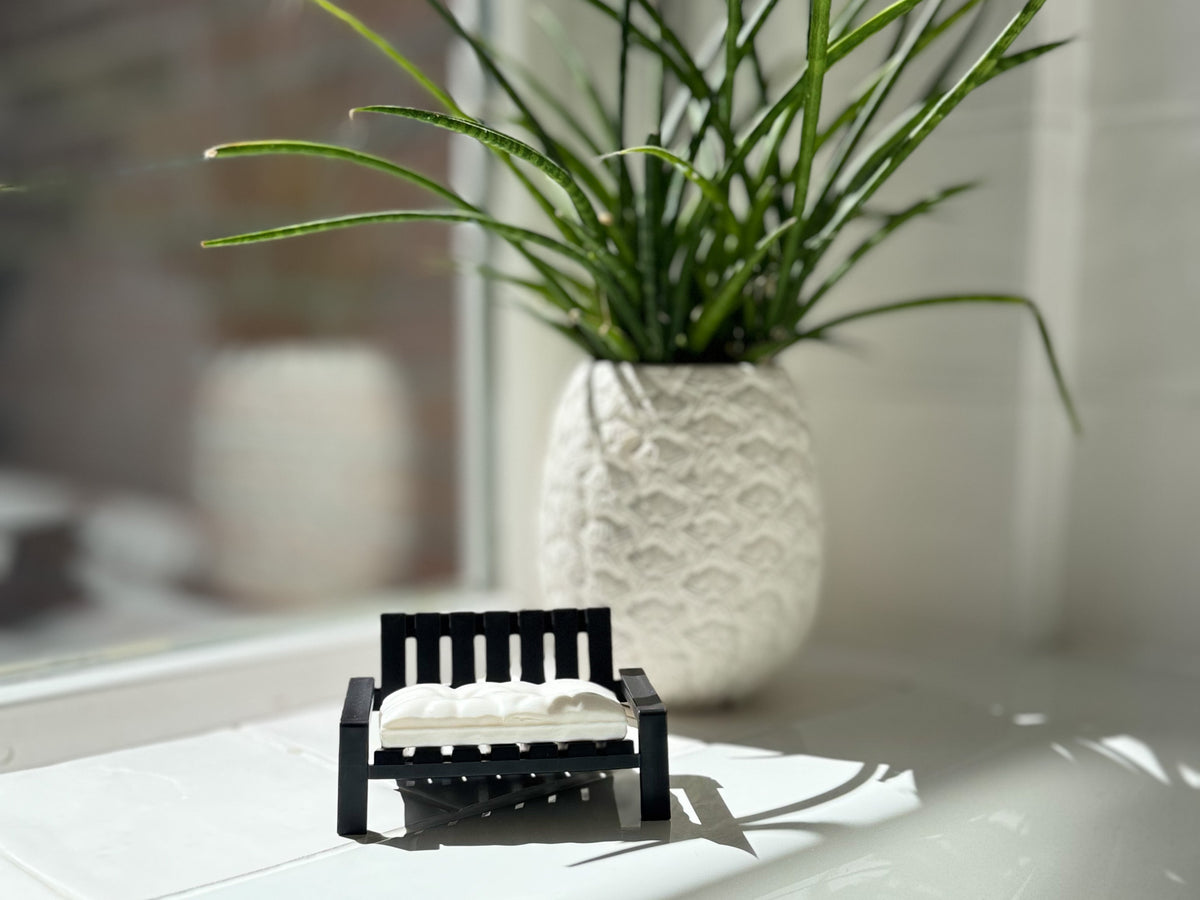 Porte-Savon Banc Soapy Noir