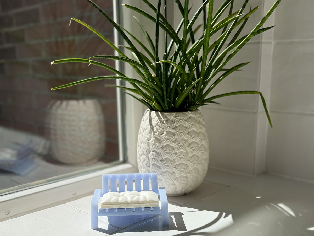 Porte-Savon Banc Soapy Bleu