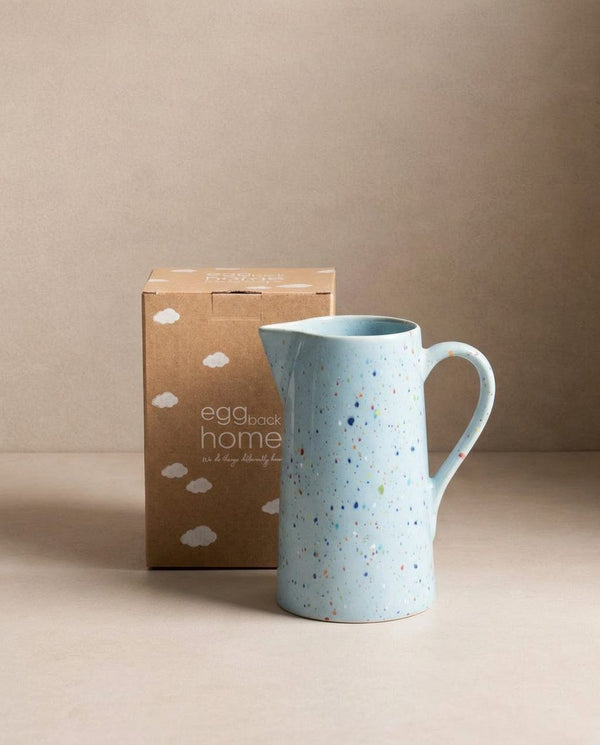 New Party Stoneware Pitcher 1.5L Soft Blue