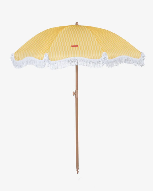 Yellow outdoor umbrella - CARAMEL
