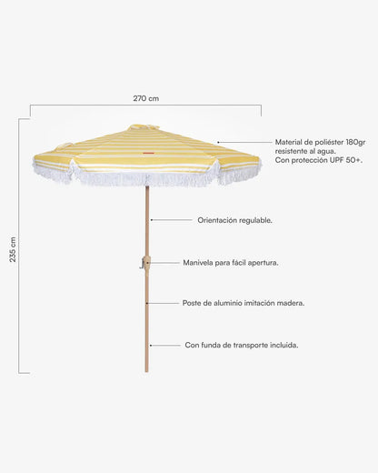 Yellow Outdoor Umbrella - DORIA