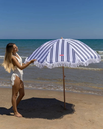 Blue outdoor parasol - KEIRA