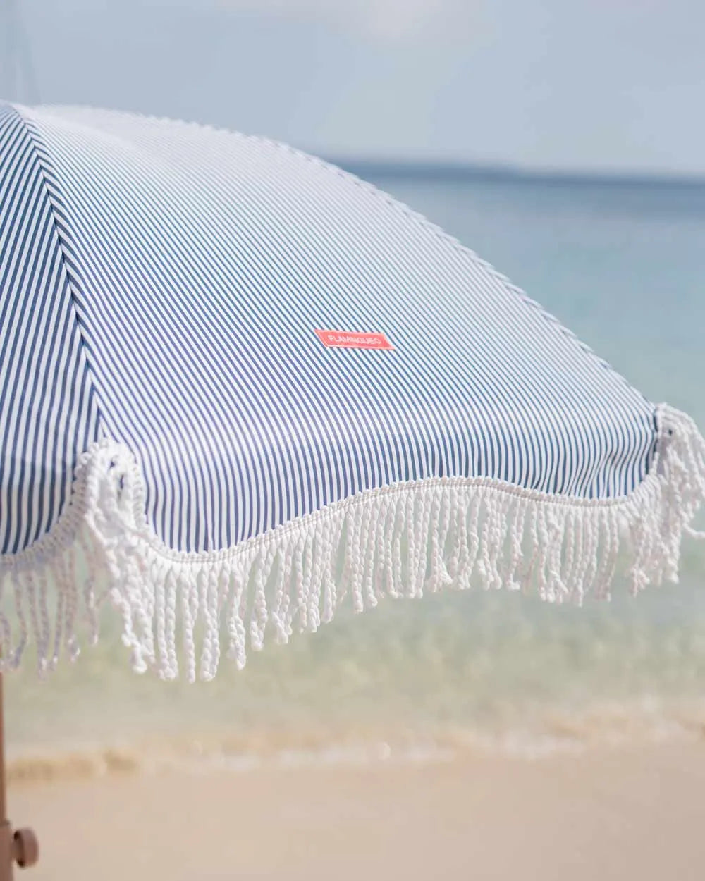 Blue outdoor parasol - MARION