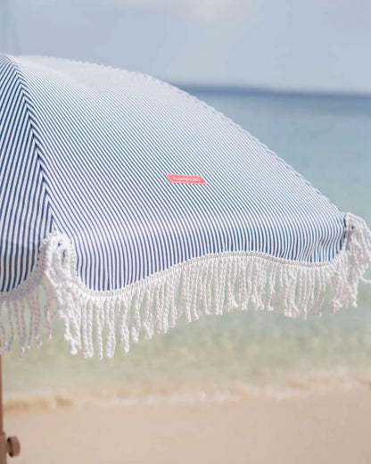 Blue outdoor parasol - MARION