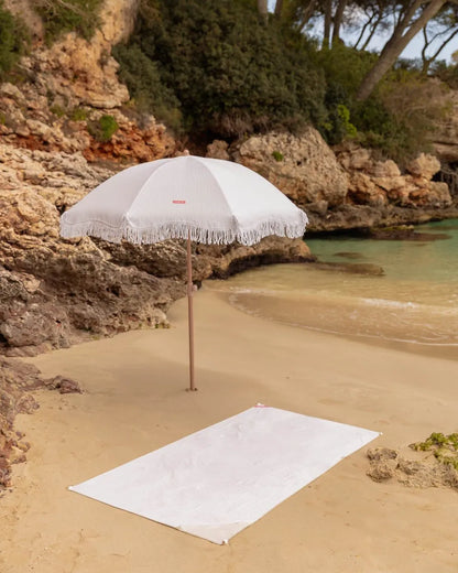 Outdoor beige parasol - MARION