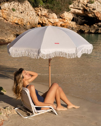 Outdoor beige parasol - MARION