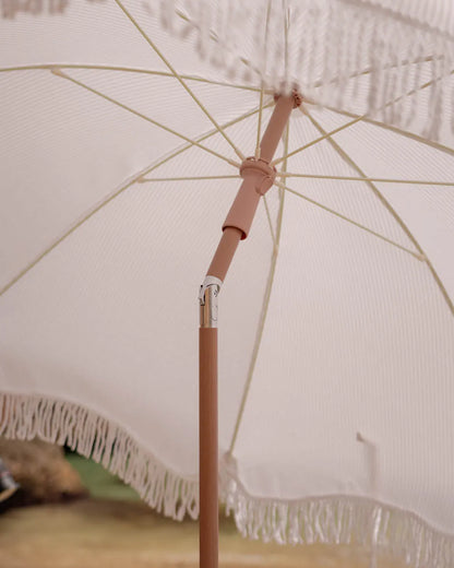 Outdoor beige parasol - MARION