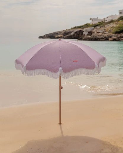 Burgundy outdoor parasol - MARION
