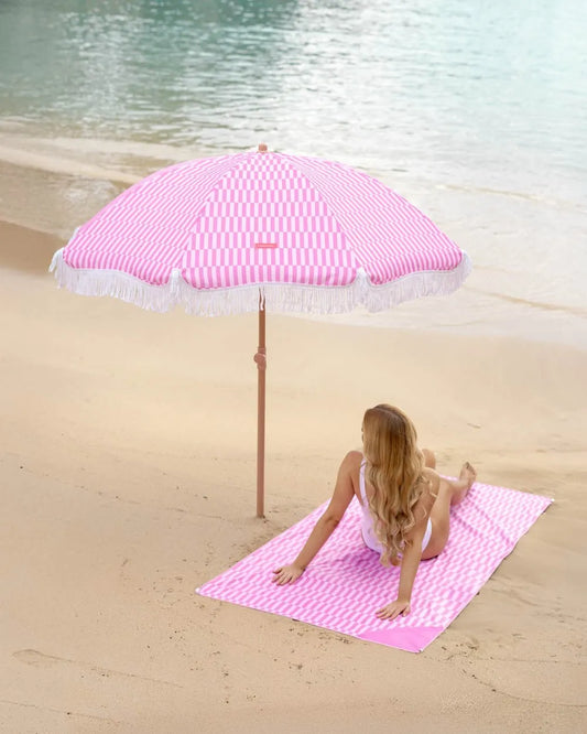 Pink Outdoor Umbrella - CARAMEL