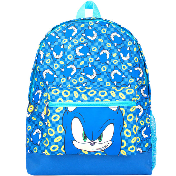 Personalized Sonic the Hedgehog Kids Backpack — Official School Bag with Your Child's Name