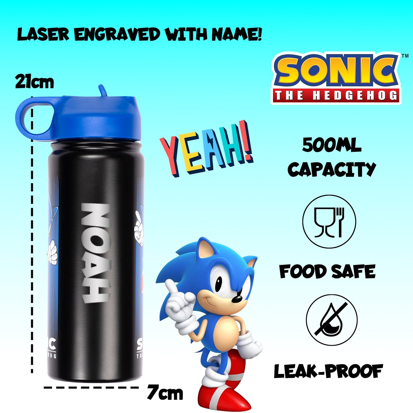 Gourde en acier inoxydable 700ml – Sonic