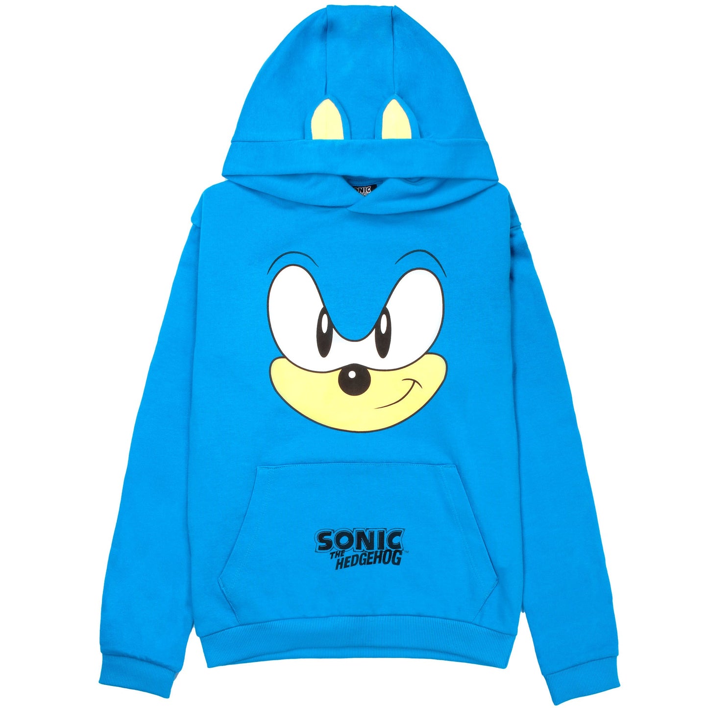 Sonic THE HEDGEHOG garçon Sweat à capuche – 100% Cotton Hooded Sweatshirt