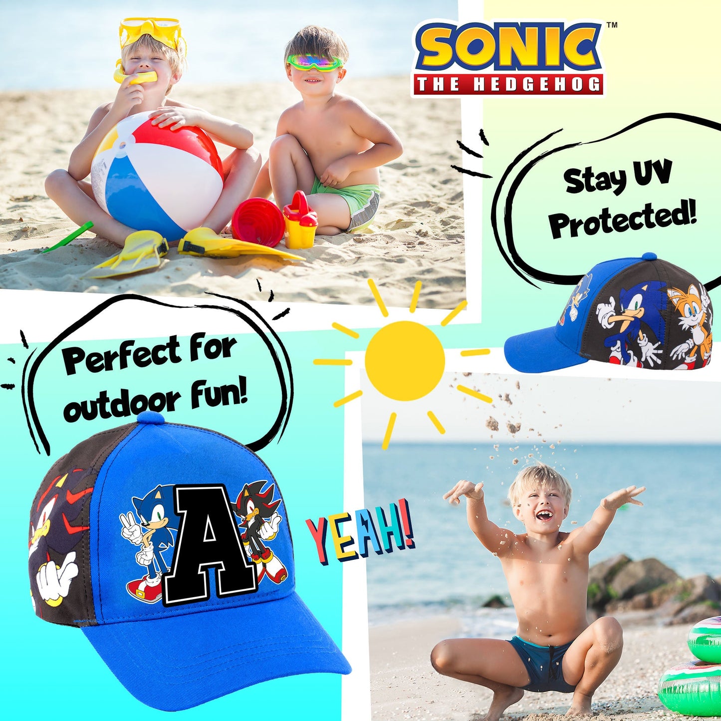 Personalized Summer Hat - Sonic