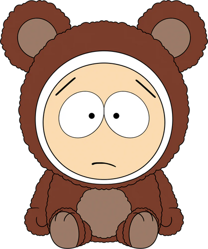 Peluche Butters the Bear South Park Youtooz Mr. Biggle