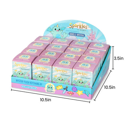Blind Box Squishable – Sparkles le Narval, Série 2 « Mystical »