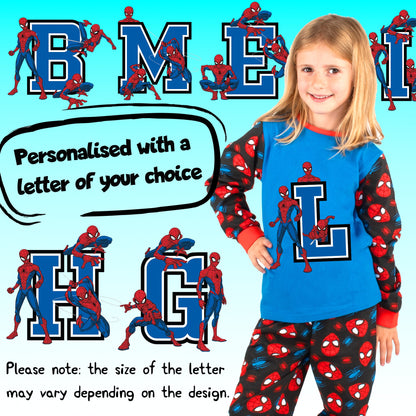 Marvel Spider-Man Personalised Initial Pyjamas