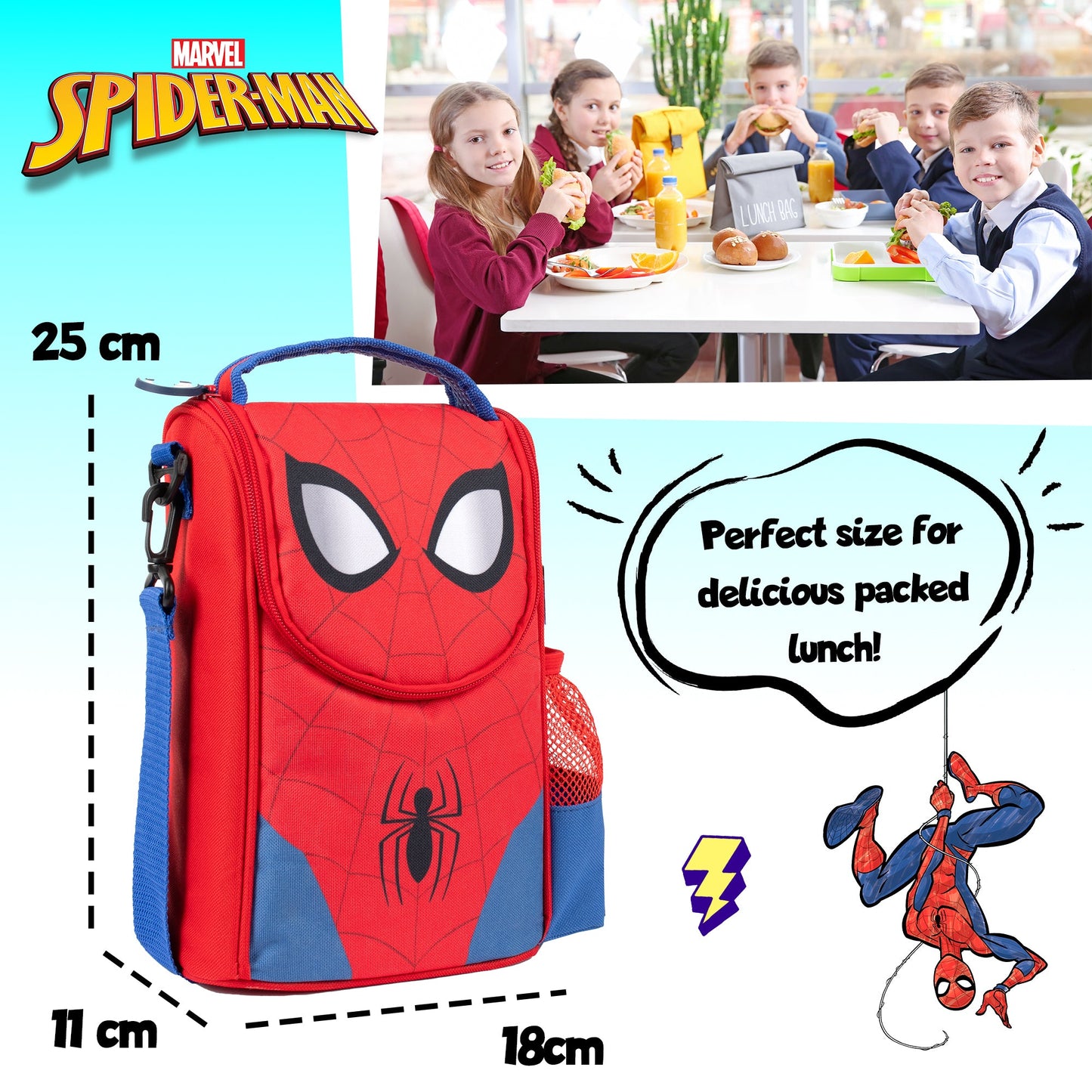 Spiderman 3D Lunch Bag