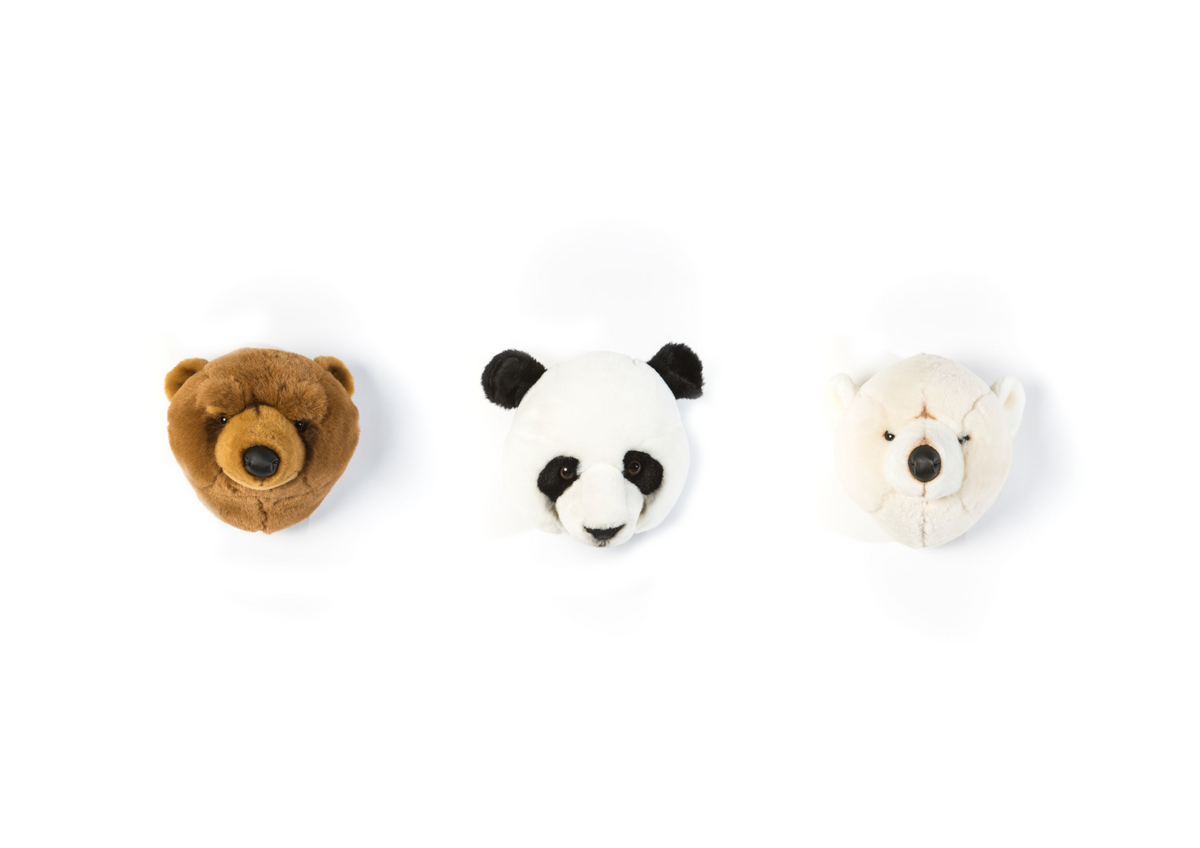 Mini decorative animal heads - Bear Box