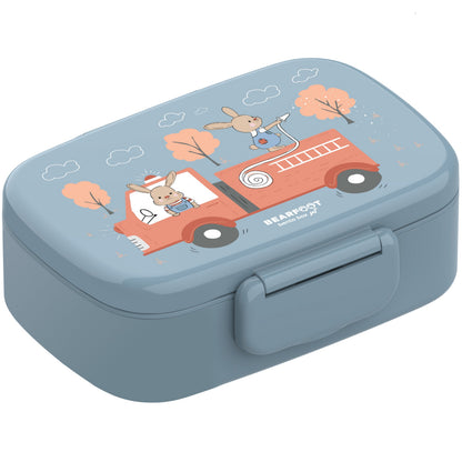 Kids' Lunch Box with Compartments, Lightweight & Leak-Proof - Fire Truck