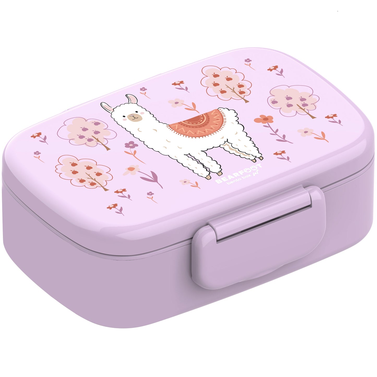 Kids' Lunch Box with Compartments, Lightweight & Leak-Proof - Llama