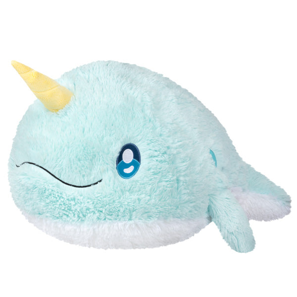 Peluche Squishable – Narval Arctique