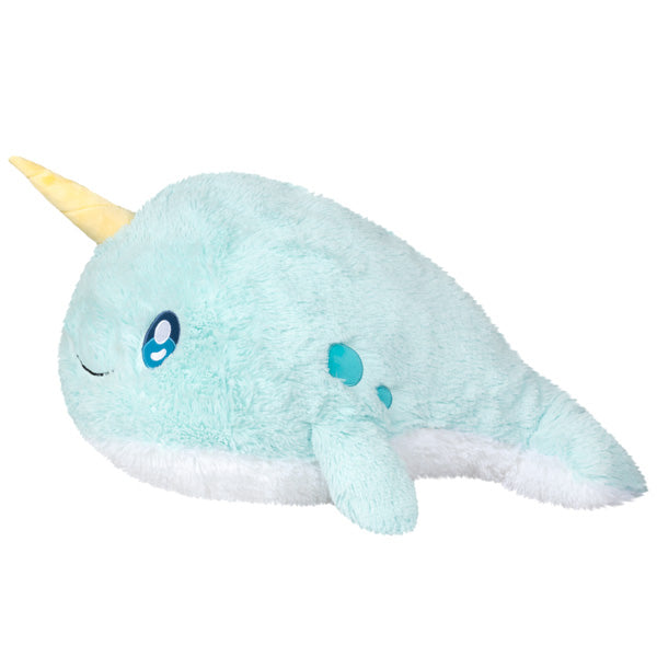 Peluche Squishable – Narval Arctique