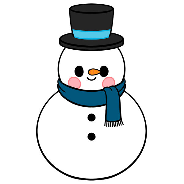 Peluche Mini Squishable – Bonhomme de Neige Mignon
