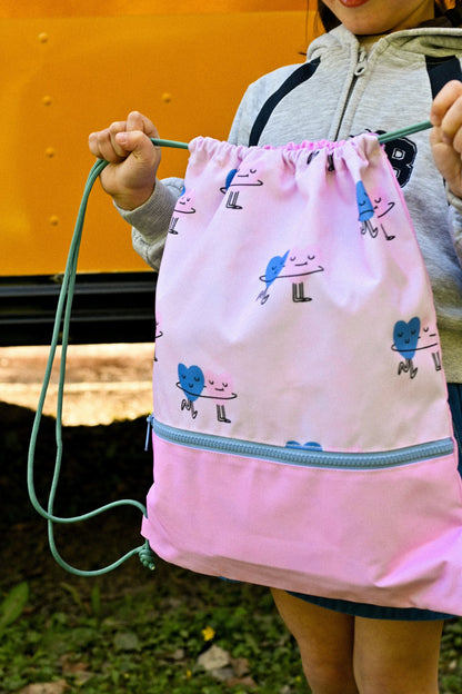 DANCING HEARTS Drawstring Bag
