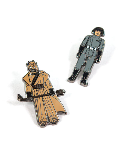 Star Wars Pin Set 1.6 - Tusken Raider and Imperial Death Star Technician