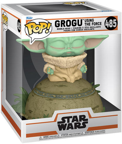 Pop! Deluxe Grogu using the Force
