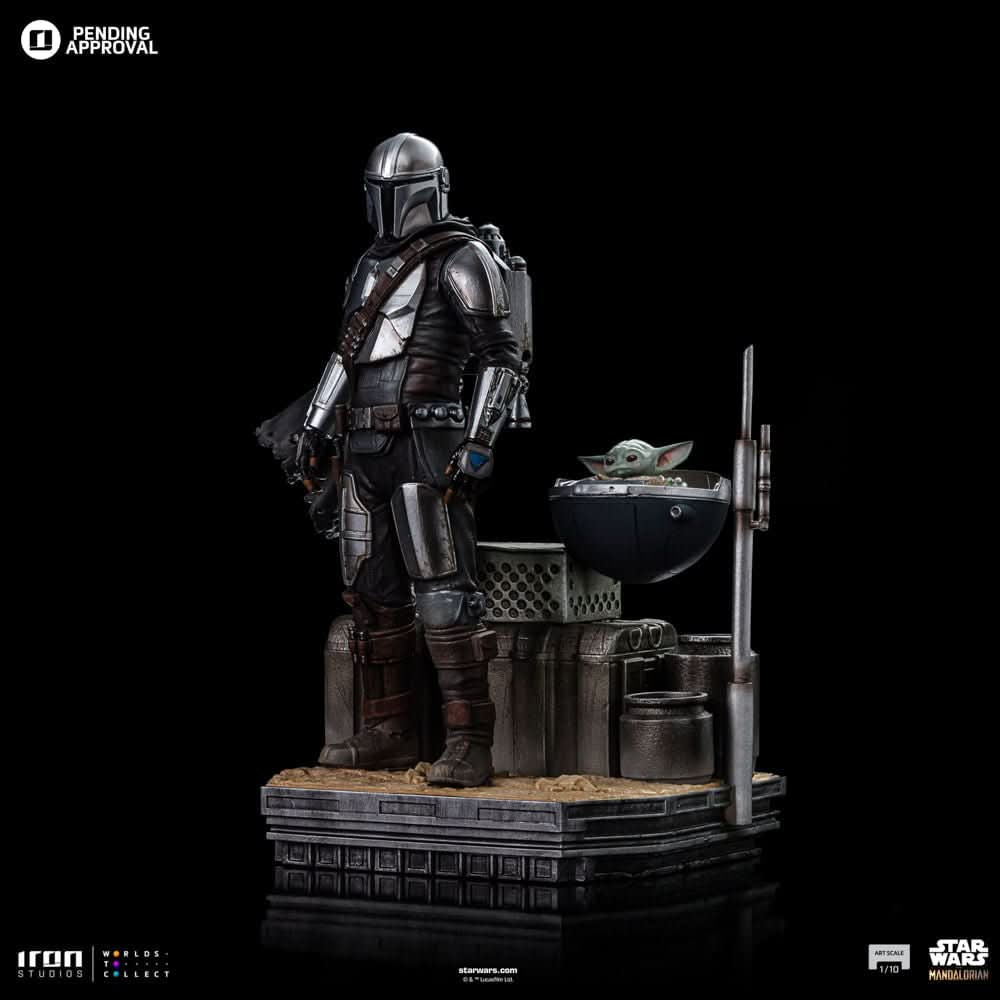 Statue Din Djarin and Din Grogu - Star Wars: The Mandalorian - Art Scale 1/10