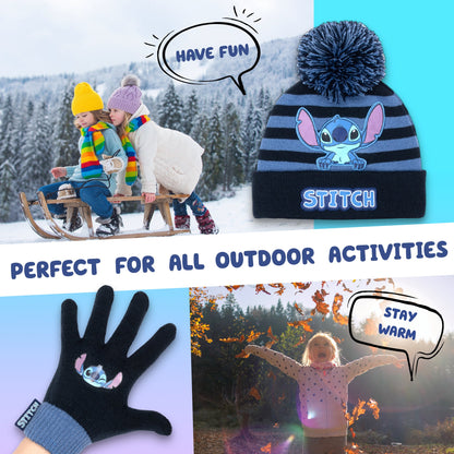 Stitch Hat & Gloves set