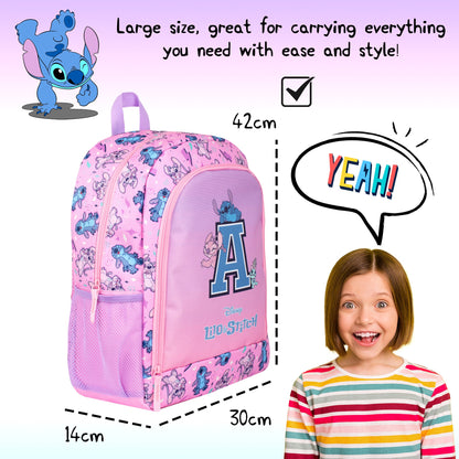 Disney Stitch and Lilo Sac à dos with Letter